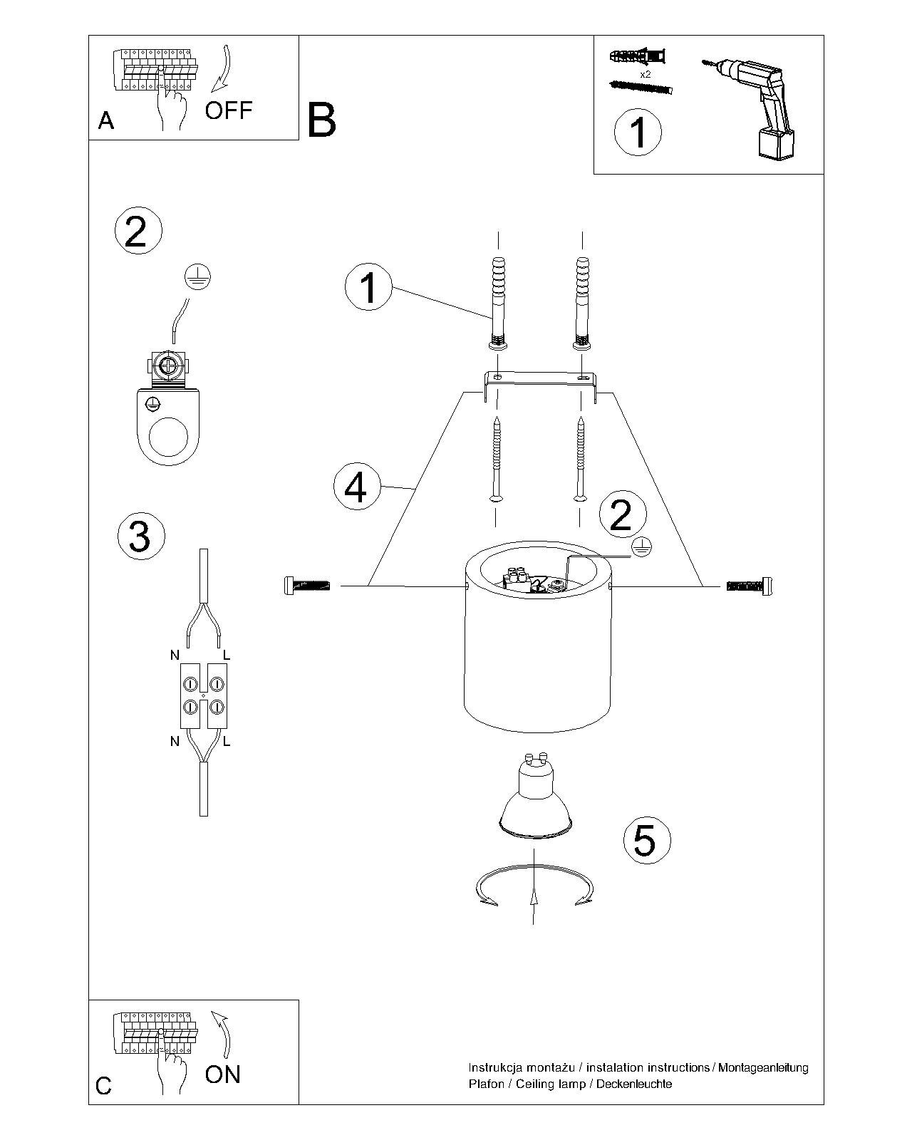 Plafon ORBIS beton - obrazek 9