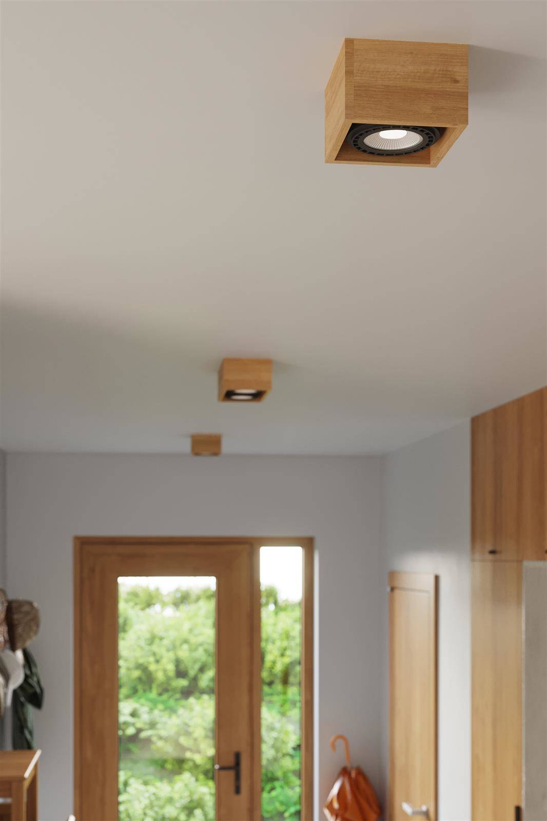 Plafon QUATRO 2 naturalne drewno - obrazek 7