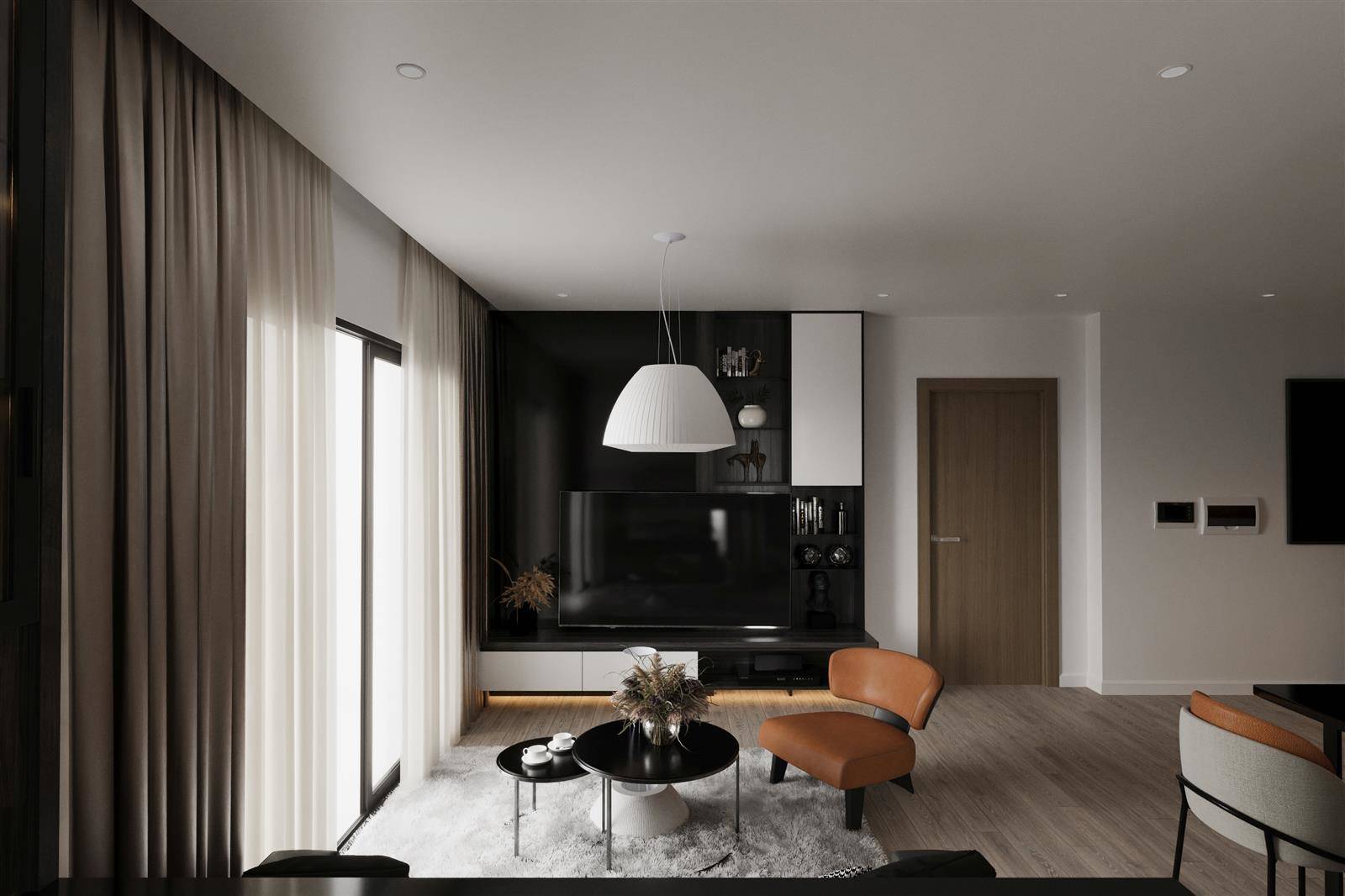 Żyrandol BELLA 60 biały - obrazek 7