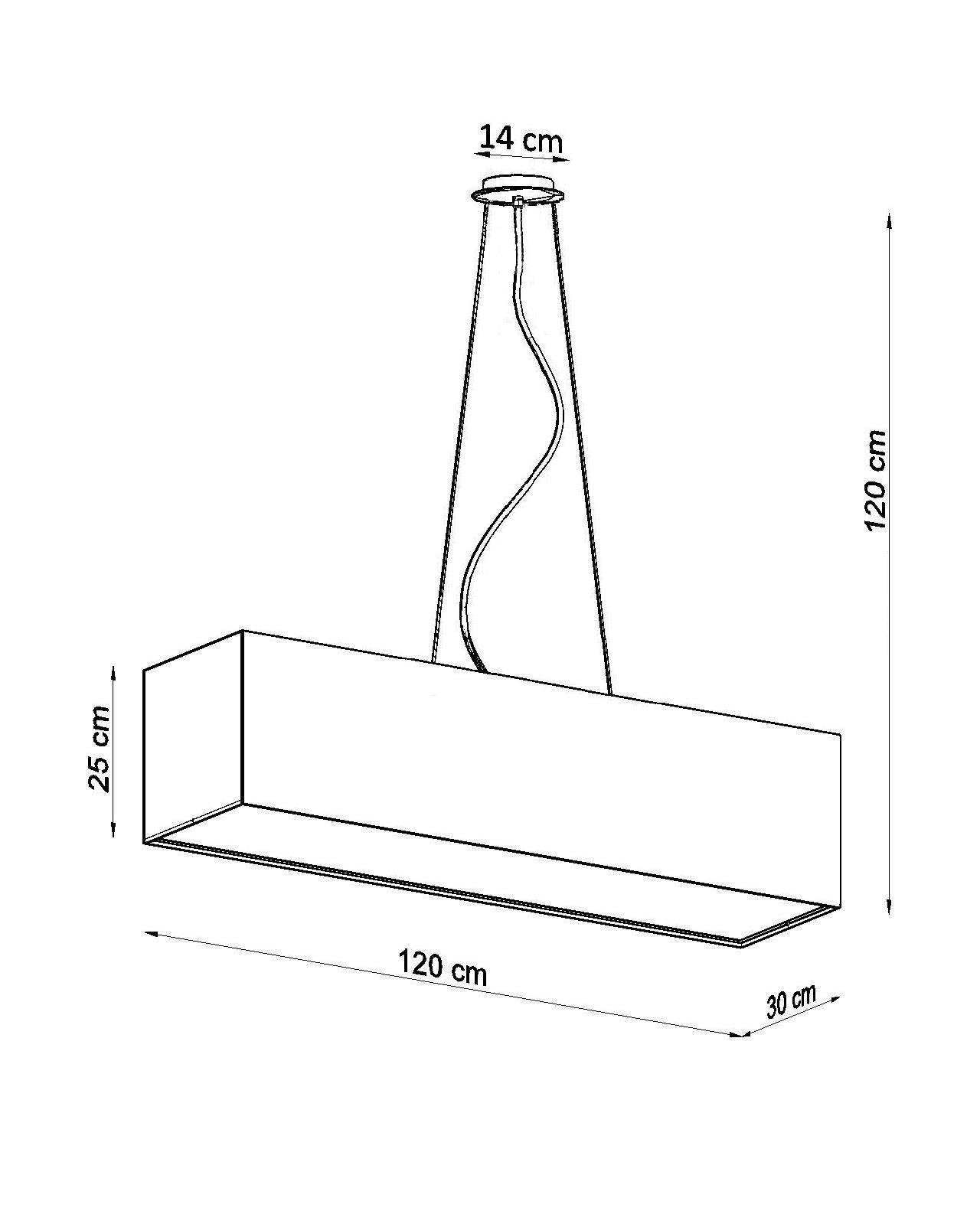 Żyrandol SANTA 120 biały - obrazek 5