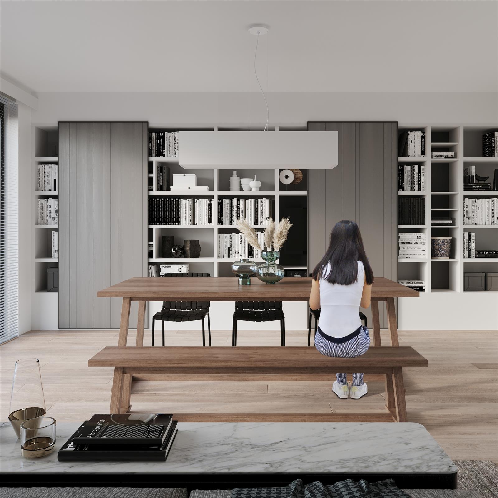 Żyrandol SANTA 120 biały - obrazek 7