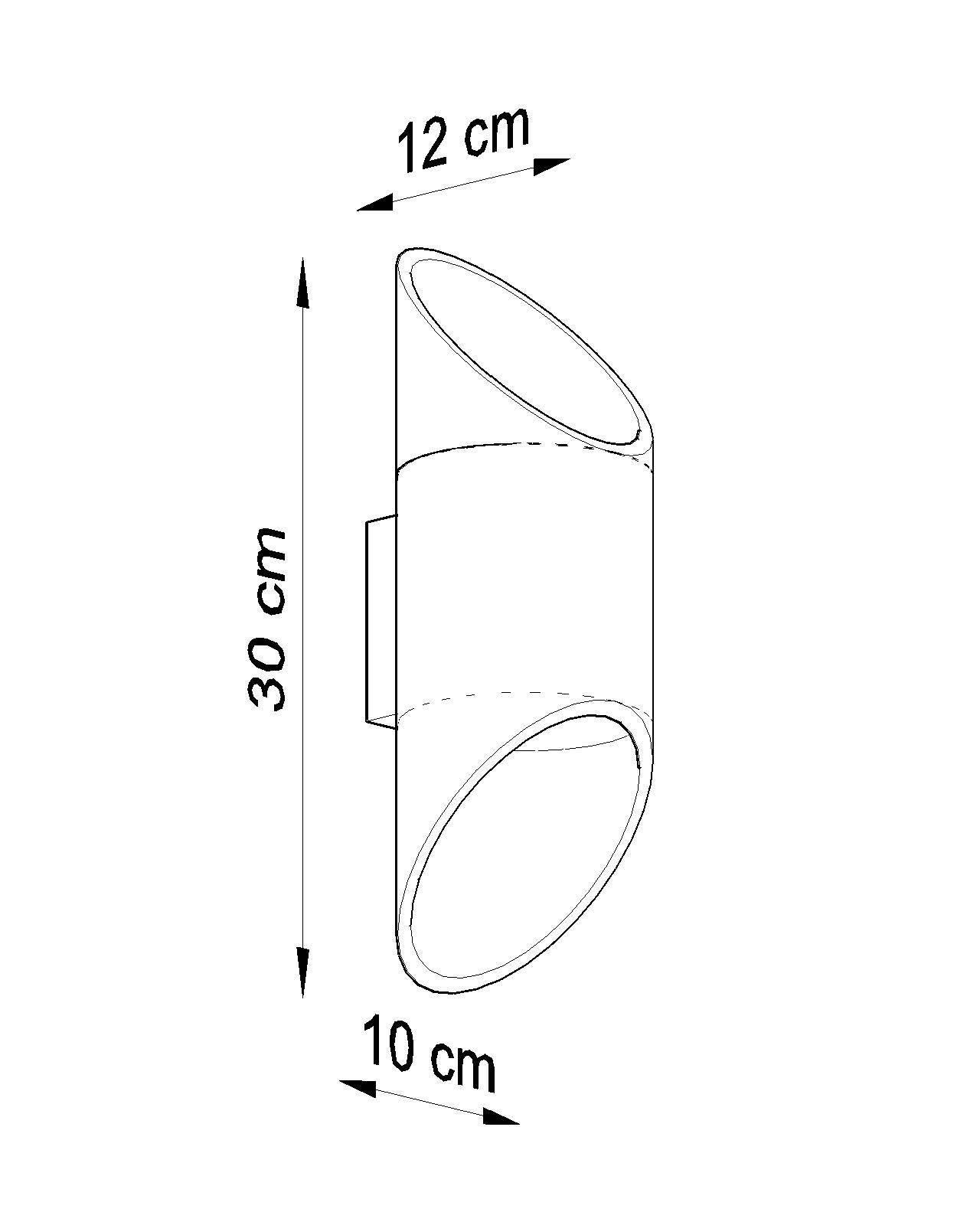 Kinkiet PENNE 30 czarny - obrazek 5