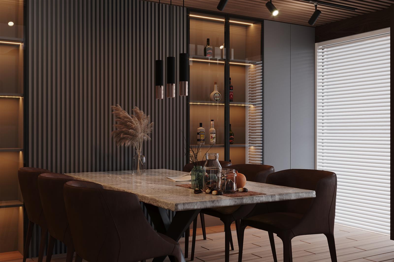 Lampa wisząca LOOPEZ 1 czarny/miedź - obrazek 7