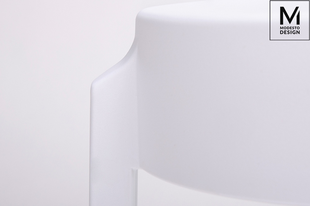 MODESTO stołek CALMAR 46 biały - polipropylen - obrazek 4