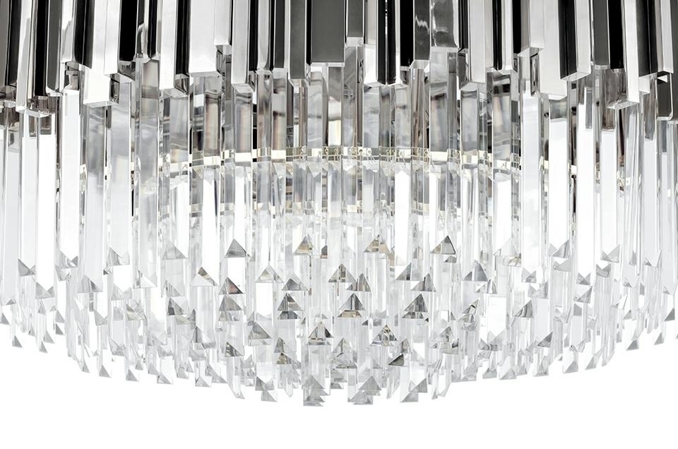 Lampa wisząca IMPERIAL SILVER 80 - stal, kryształ - obrazek 5