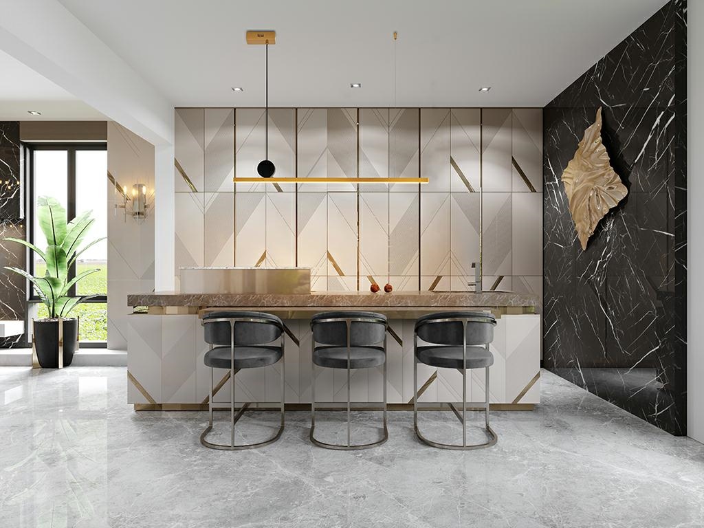 MOOSEE lampa wisząca WAND 80 złota - obrazek 10