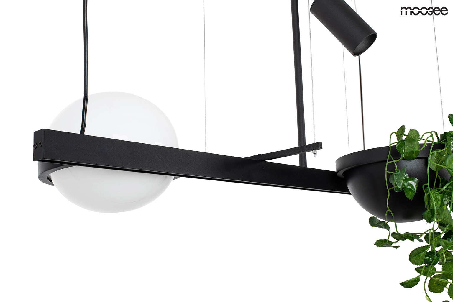 MOOSEE lampa wisząca PLANT czarna - obrazek 4