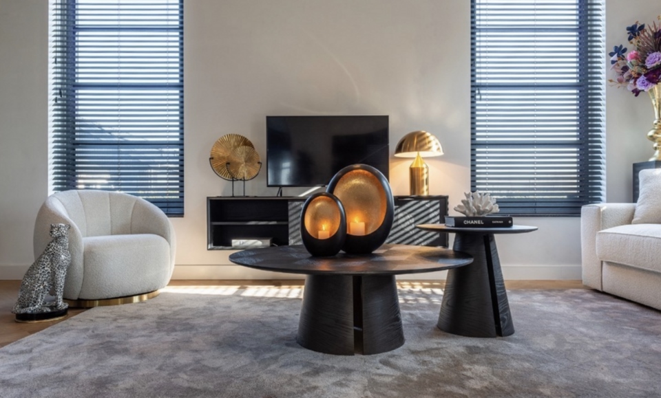 RICHMOND stolik BLAX 58,5 czarny - obrazek 6