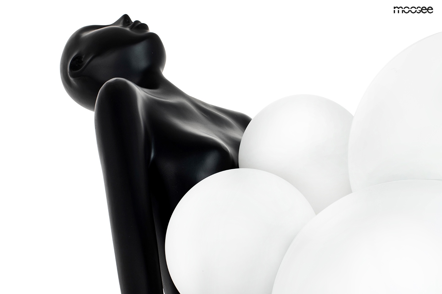 MOOSEE lampa podłogowa HUMAN czarna - obrazek 4