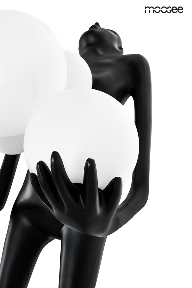 MOOSEE lampa podłogowa HUMAN czarna - obrazek 5