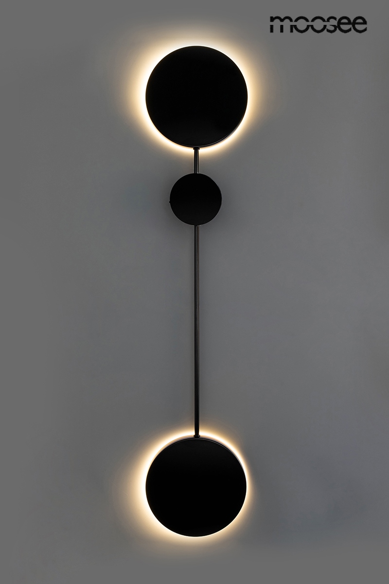 MOOSEE lampa ścienna SHADOW 2 czarna - obrazek 3
