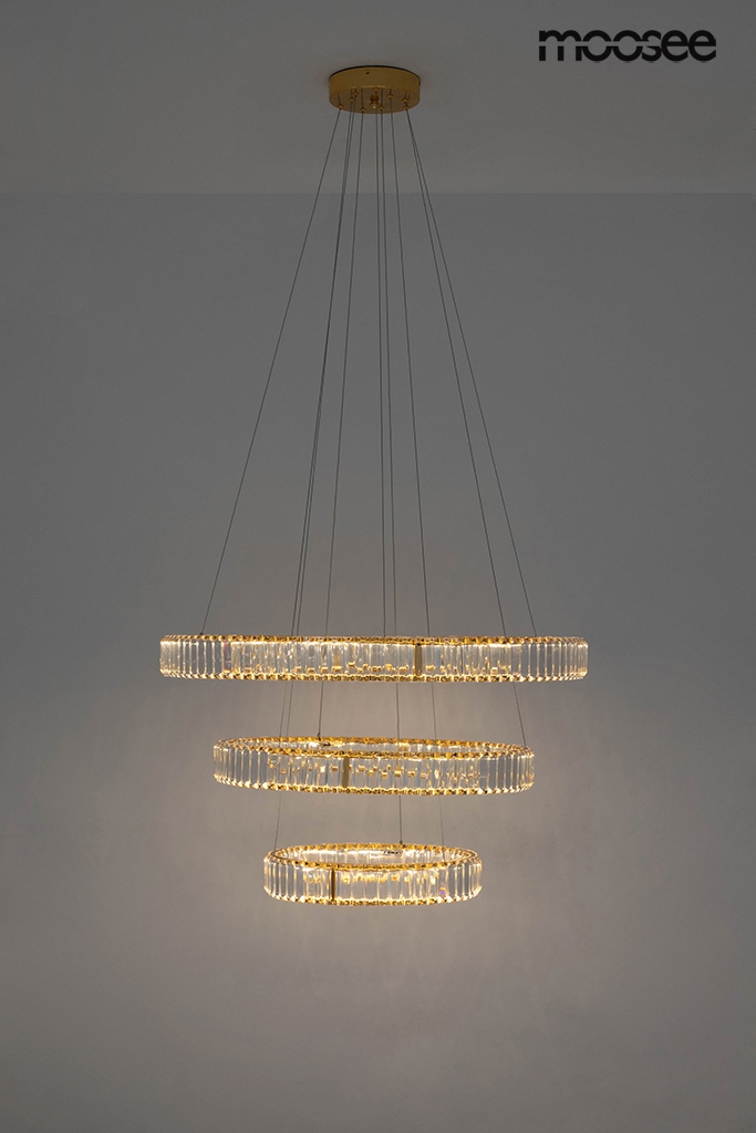 MOOSEE lampa wisząca LIBERTY TRIPLES złota - obrazek 14