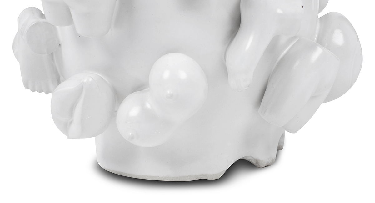 KARE wazon dekoracyjny BODY PARTS 25cm biały - obrazek 6