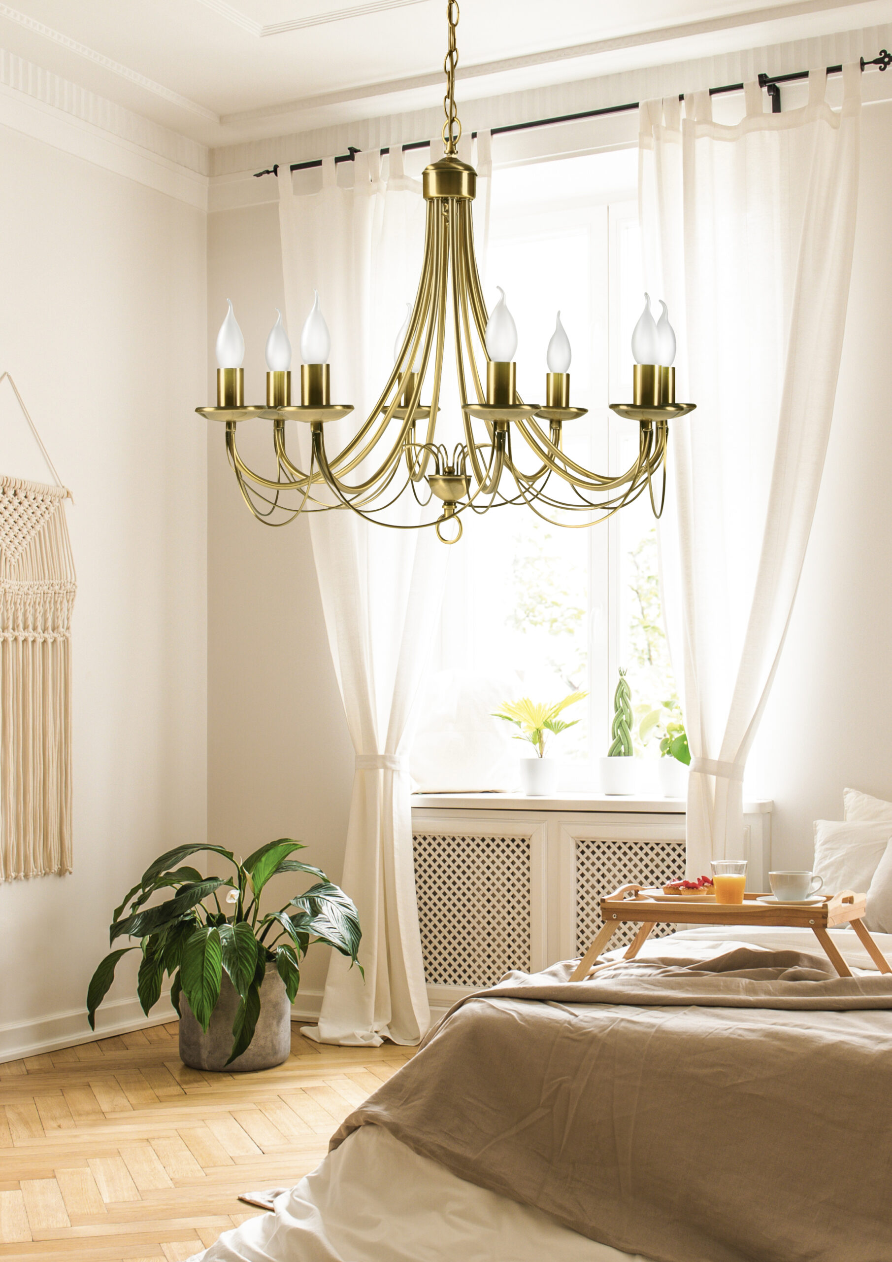 MUZA LAMPA WISZĄCA 8X40W E14 PATYNA - obrazek 3