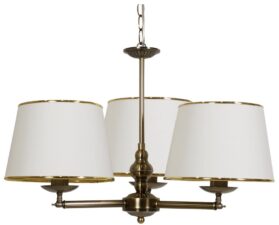 GRAND LAMPA WISZĄCA 3X40W E14 PATYNA