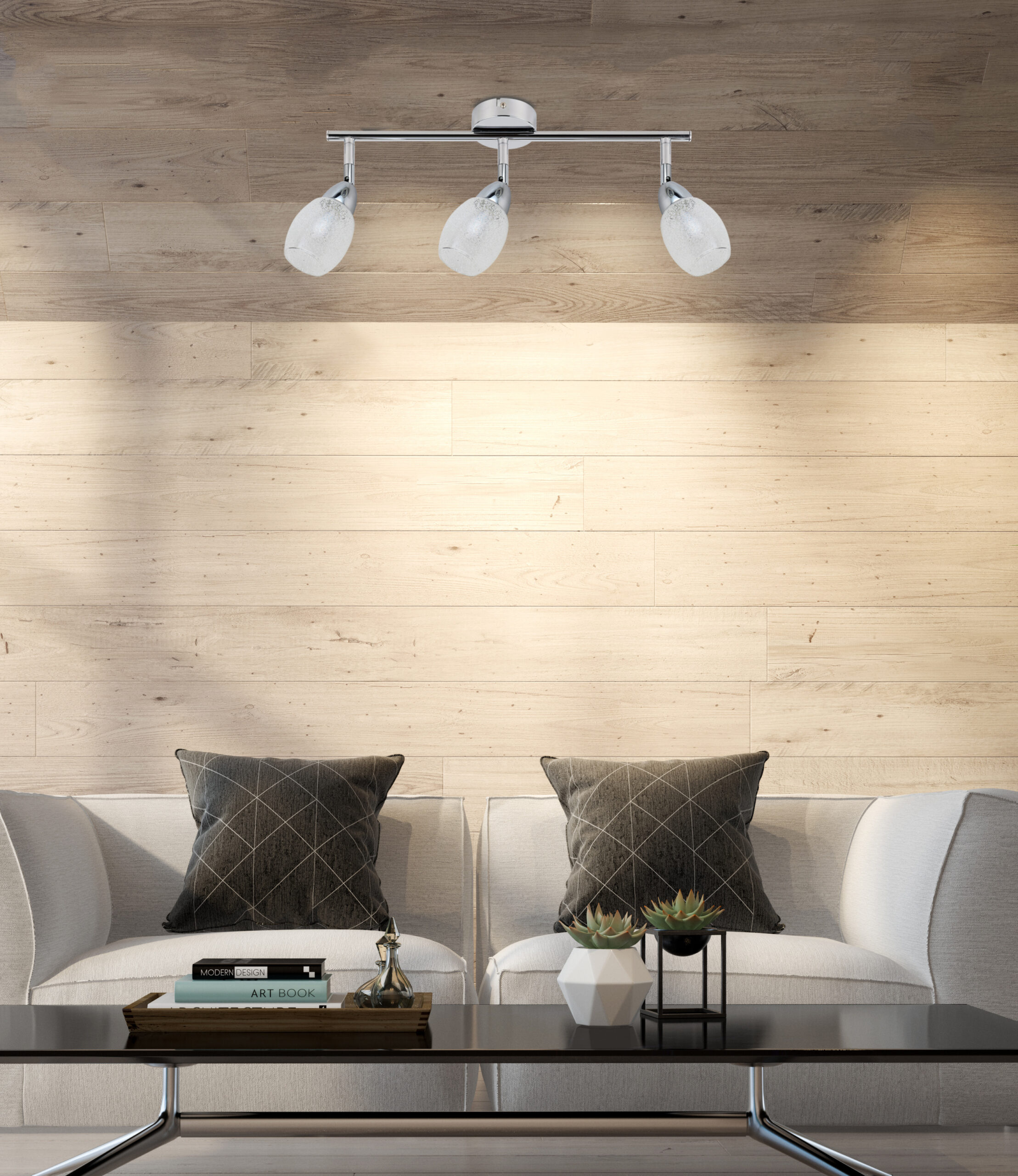 RICO LAMPA SUFITOWA LISTWA 3X6W LED SMD GŁÓWKA OKRĄGŁA 1E Z PRZEGUBEM KD SYSTEM KLOSZ WYMIENNY CHROM/BEZBARWNY - obrazek 3