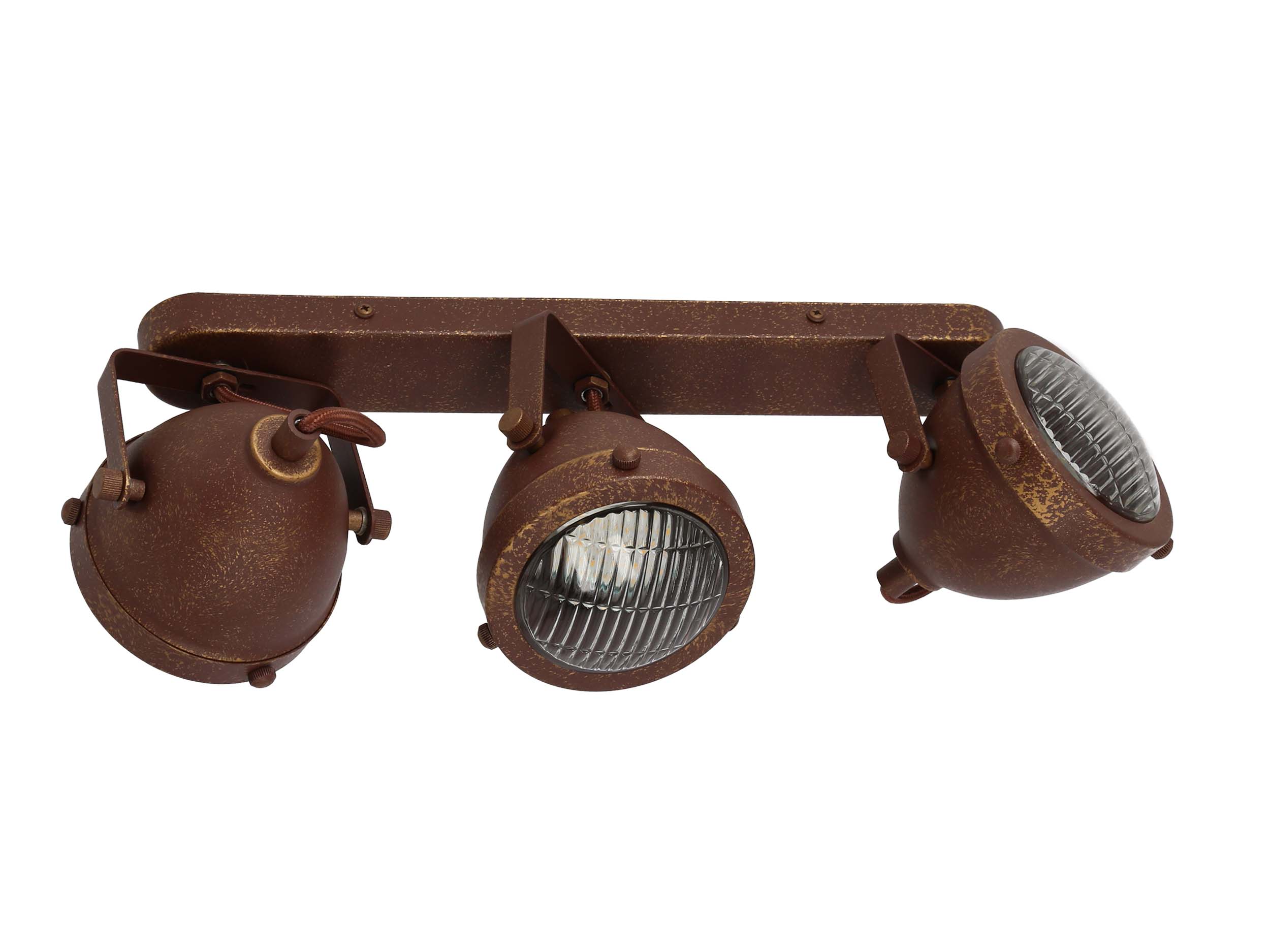 FRODO LAMPA SUFITOWA LISTWA 3X40W GU10 RDZAWY - obrazek 4