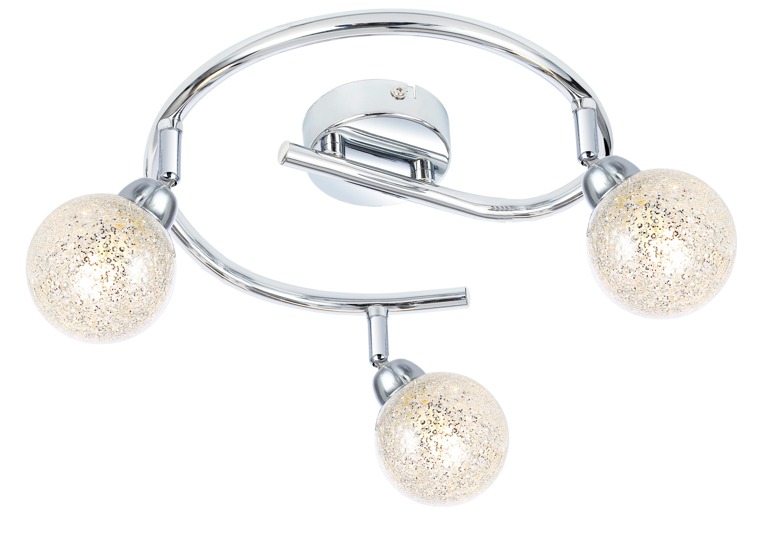 KALEIDOSCOPE LAMPA SUFITOWA SPIRALA 3X4W LED G9 CHROM - obrazek 3