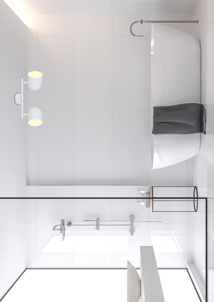 AZURO LAMPA SUFITOWA LISTWA 2X40W E27 BIAŁY - obrazek 4