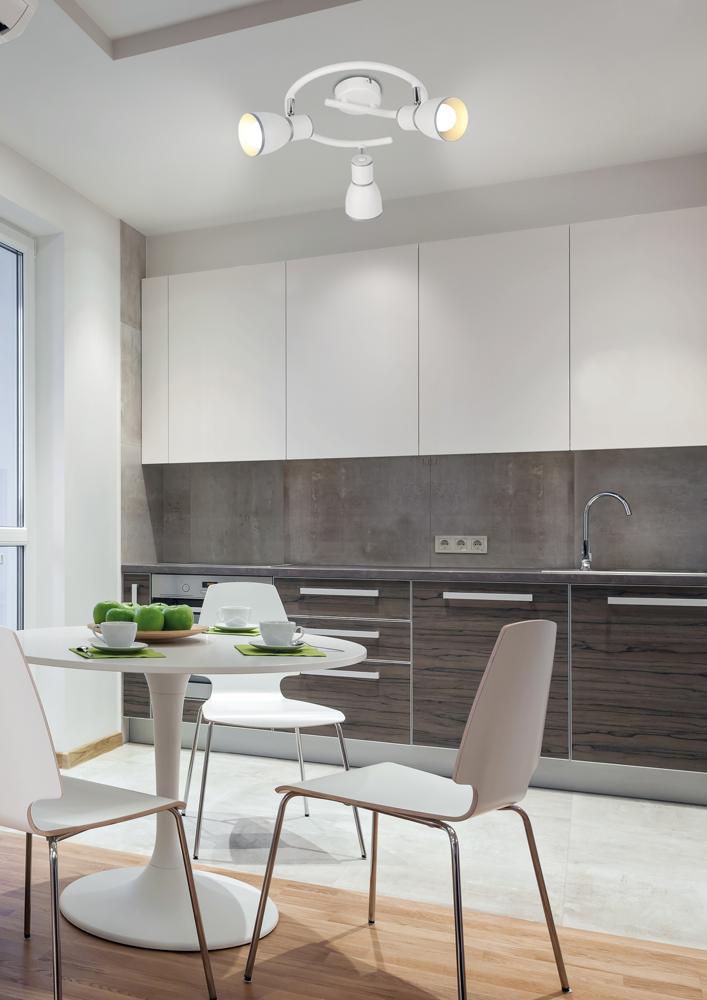 FIDO LAMPA SUFITOWA SPIRALA 3X40W E14 BIAŁY+CHROM - obrazek 20