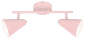 AMOR LAMPA SUFITOWA LISTWA 2X40W E14 JASNY RÓŻ