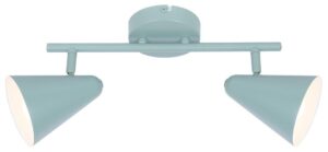 AMOR LAMPA SUFITOWA LISTWA 2X40W E14 SZARY MAT