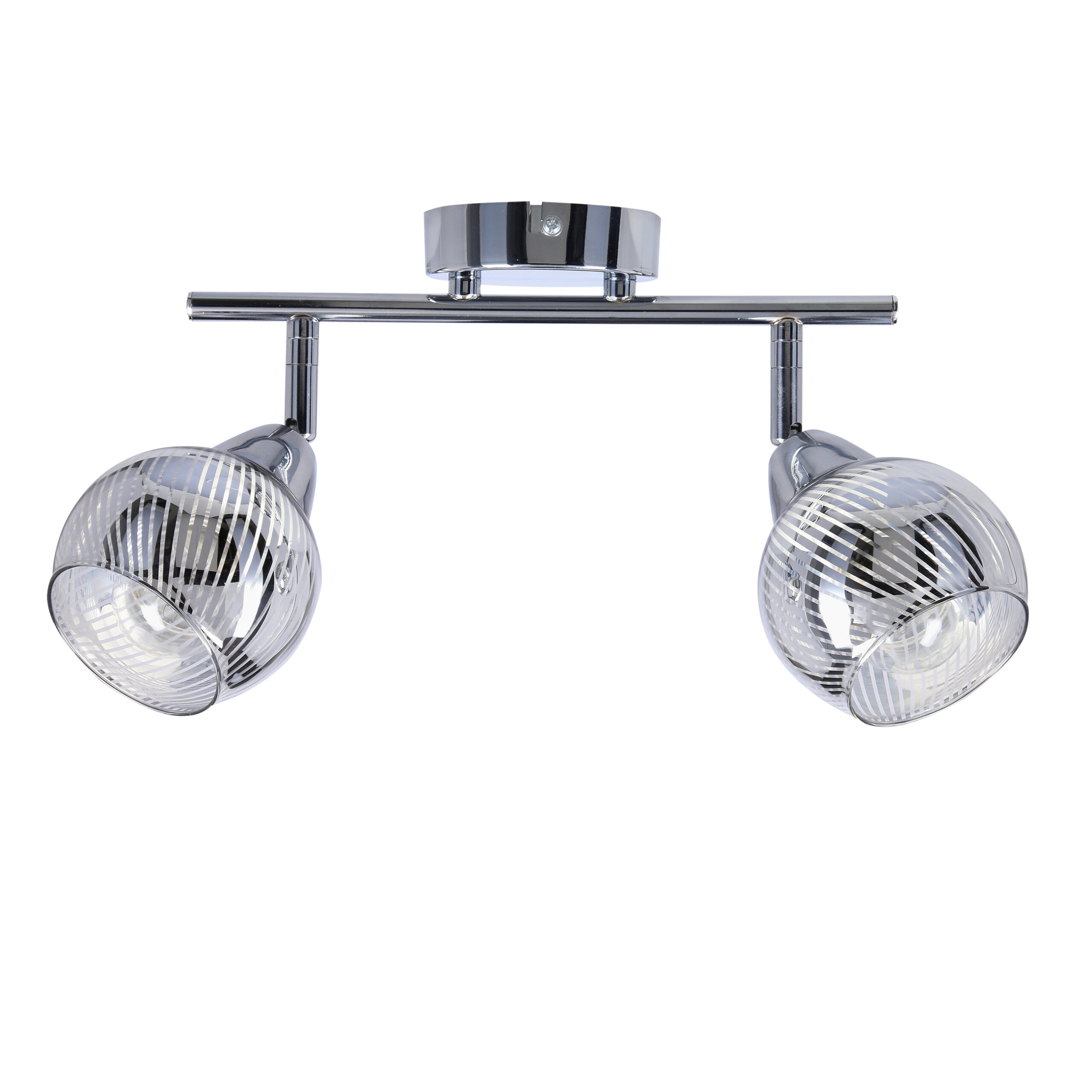 FORT LAMPA SUFITOWA LISTWA 2X10W E14 LED CHROM - obrazek 4