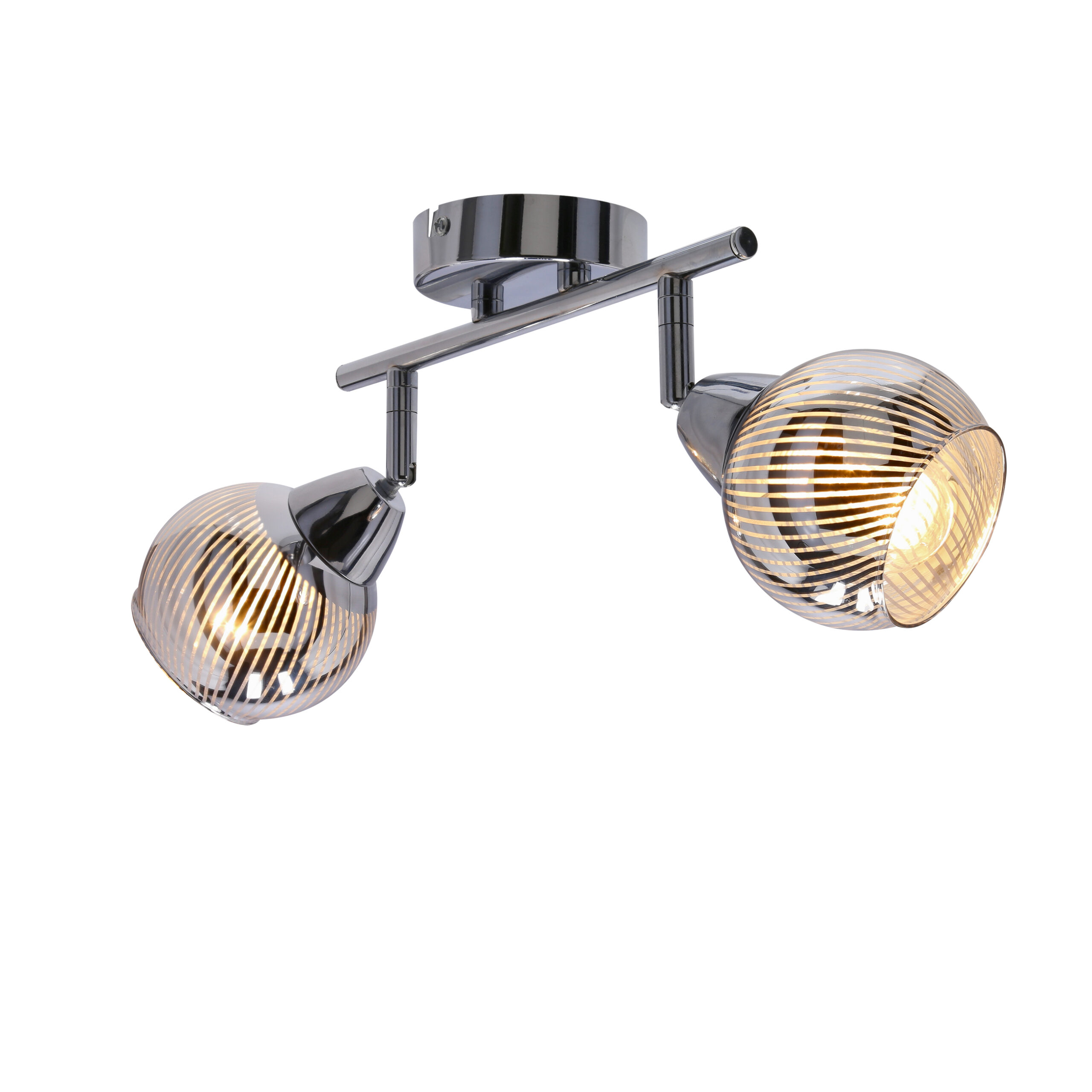 FORT LAMPA SUFITOWA LISTWA 2X10W E14 LED CHROM - obrazek 8