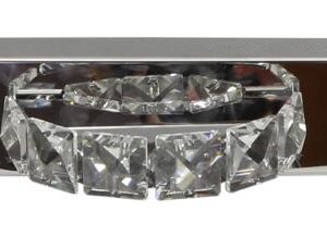 SHIPI LAMPA KINKIET 3X3W LED KRYSZTAŁKI STAL NIERDZEWNA