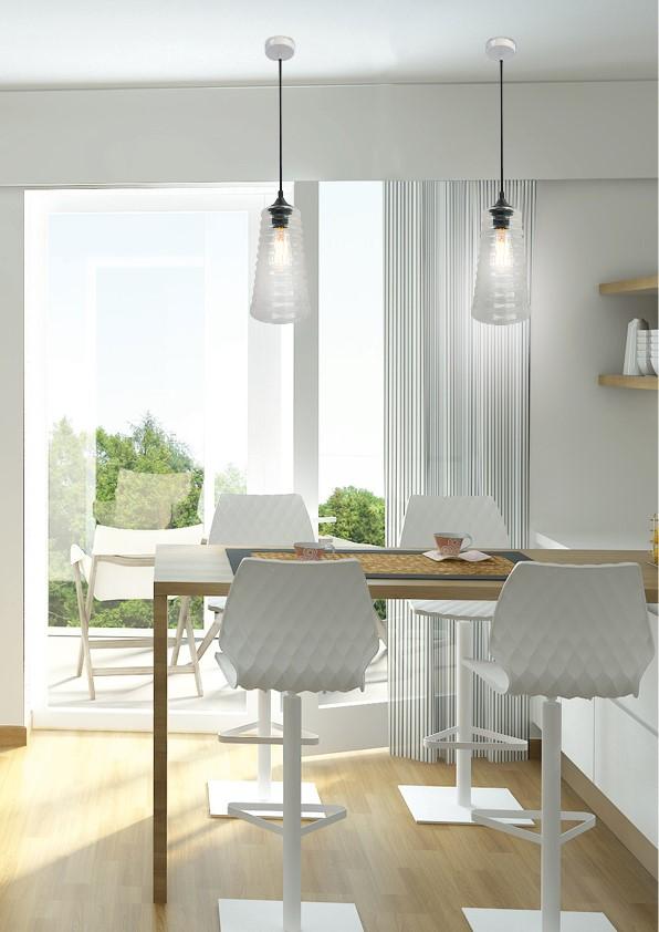 MANILA LAMPA WISZĄCA 15 1X60W E27 BEZBARWNY - obrazek 4