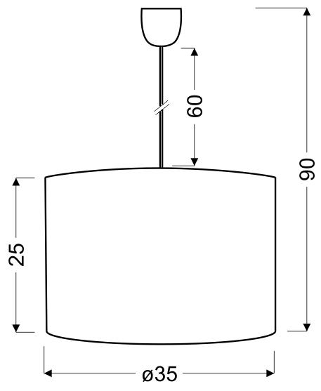 FARM LAMPA WISZĄCA 35 1X60W E27 (ABAŻUR 77-01580+LINKA 85-89369) - obrazek 3