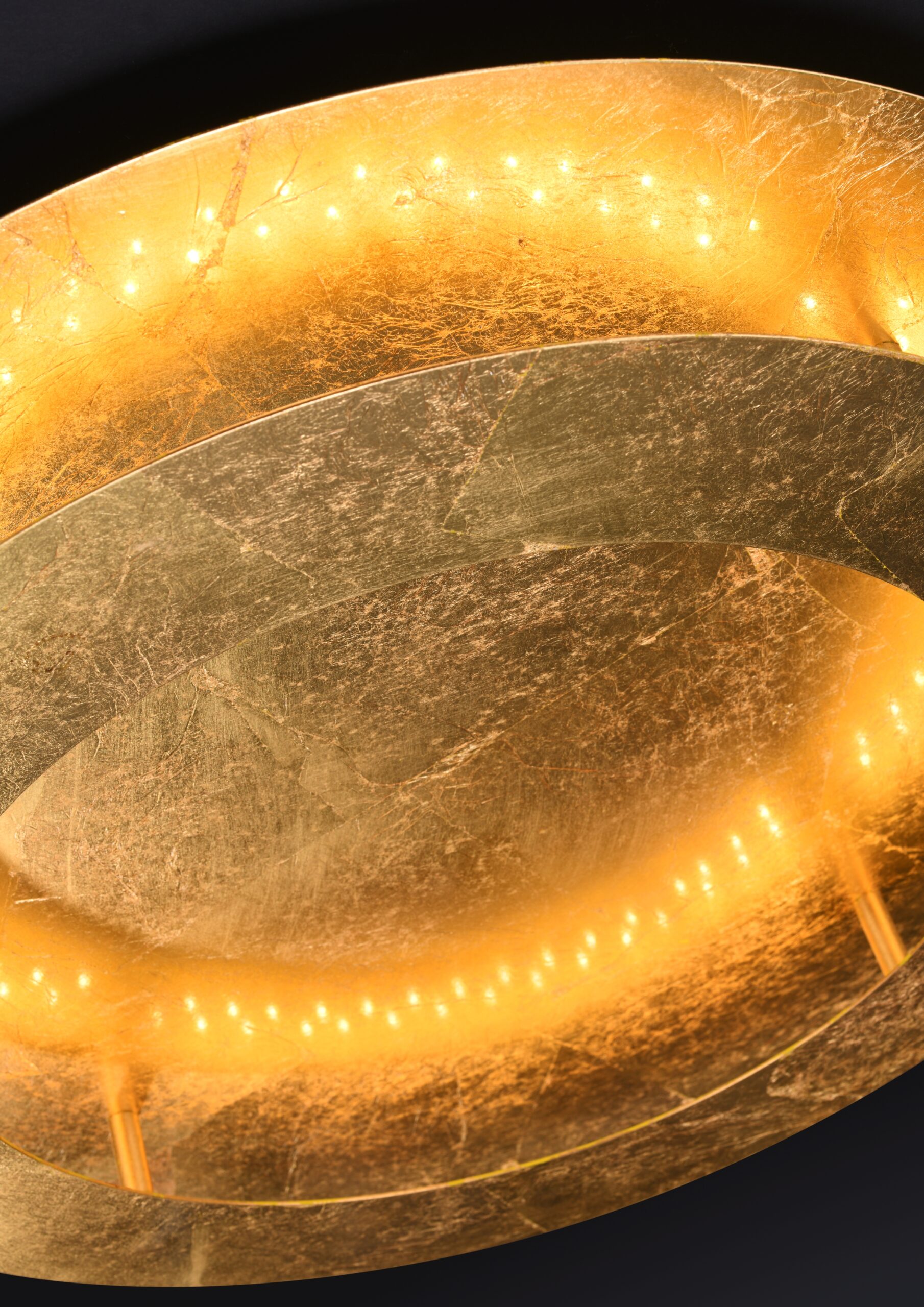 MERLE LAMPA SUFITOWA PLAFON 40 18W LED 3000K ZŁOTY - obrazek 6