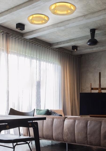 MERLE LAMPA SUFITOWA PLAFON 40 18W LED 3000K ZŁOTY - obrazek 13