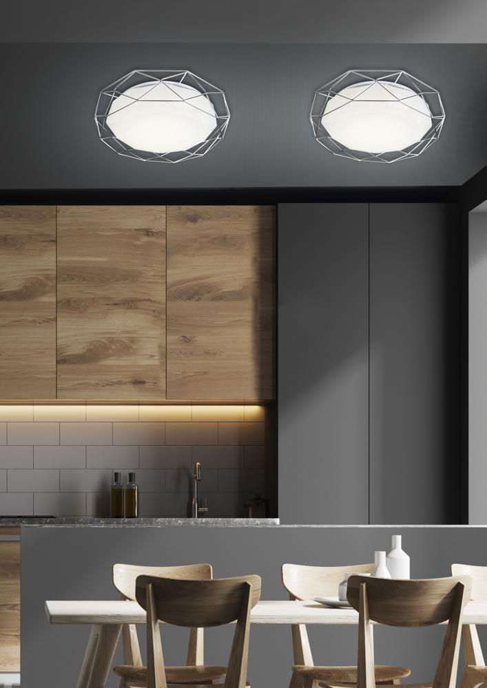 SVEN LAMPA SUFITOWA PLAFON 43 16W LED 3000K CHROM - obrazek 5
