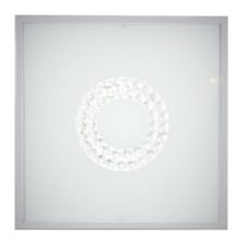 LUX LAMPA SUFITOWA PLAFON 29X29 16W LED 6500K SATYNA MAŁY RING