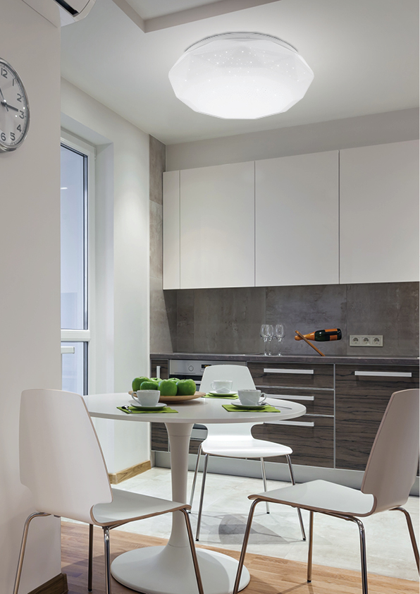 SKY EFECT 1 LAMPA SUFITOWA PLAFON 34 1X10W LED 4000K - obrazek 4