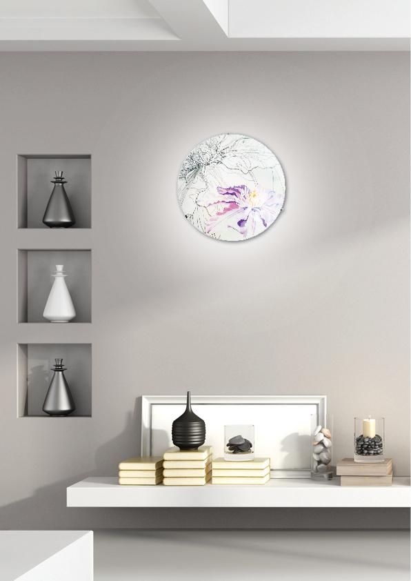 SPRING LAMPA SUFITOWA PLAFON 40 2X60W E27 FIOLETOWY - obrazek 12