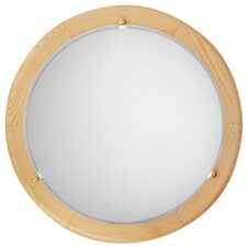 BIANCA LAMPA SUFITOWA PLAFON 40 DREWNO STANDARD 16W LED 6500 K SOSNA