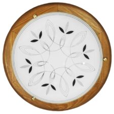 RUSTICA LAMPA SUFITOWA PLAFON 40 DREWNO STANDARD 1X60 W E27 DĄB
