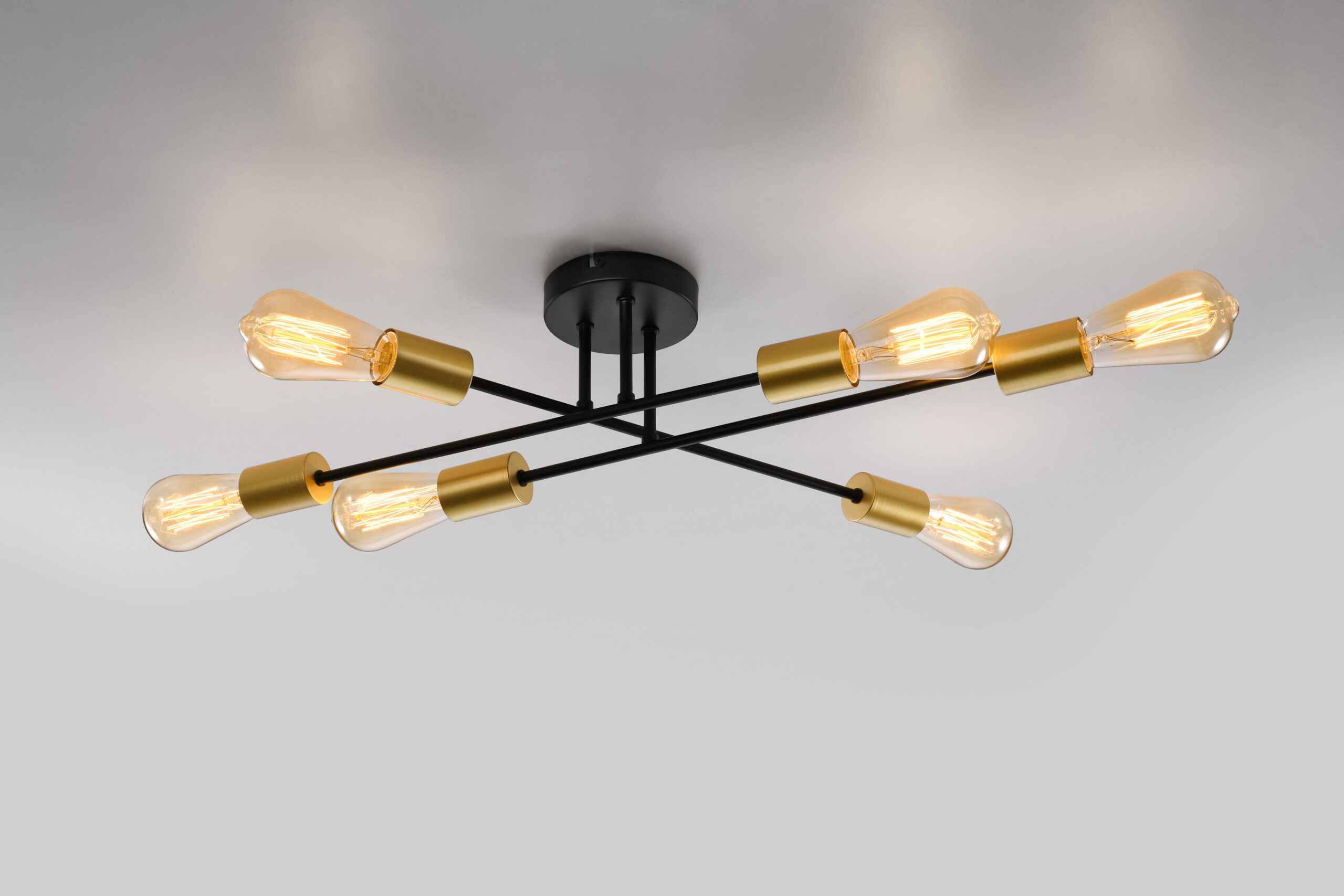 Crespilo lampa sufitowa czarny 6x40w e27 - obrazek 5