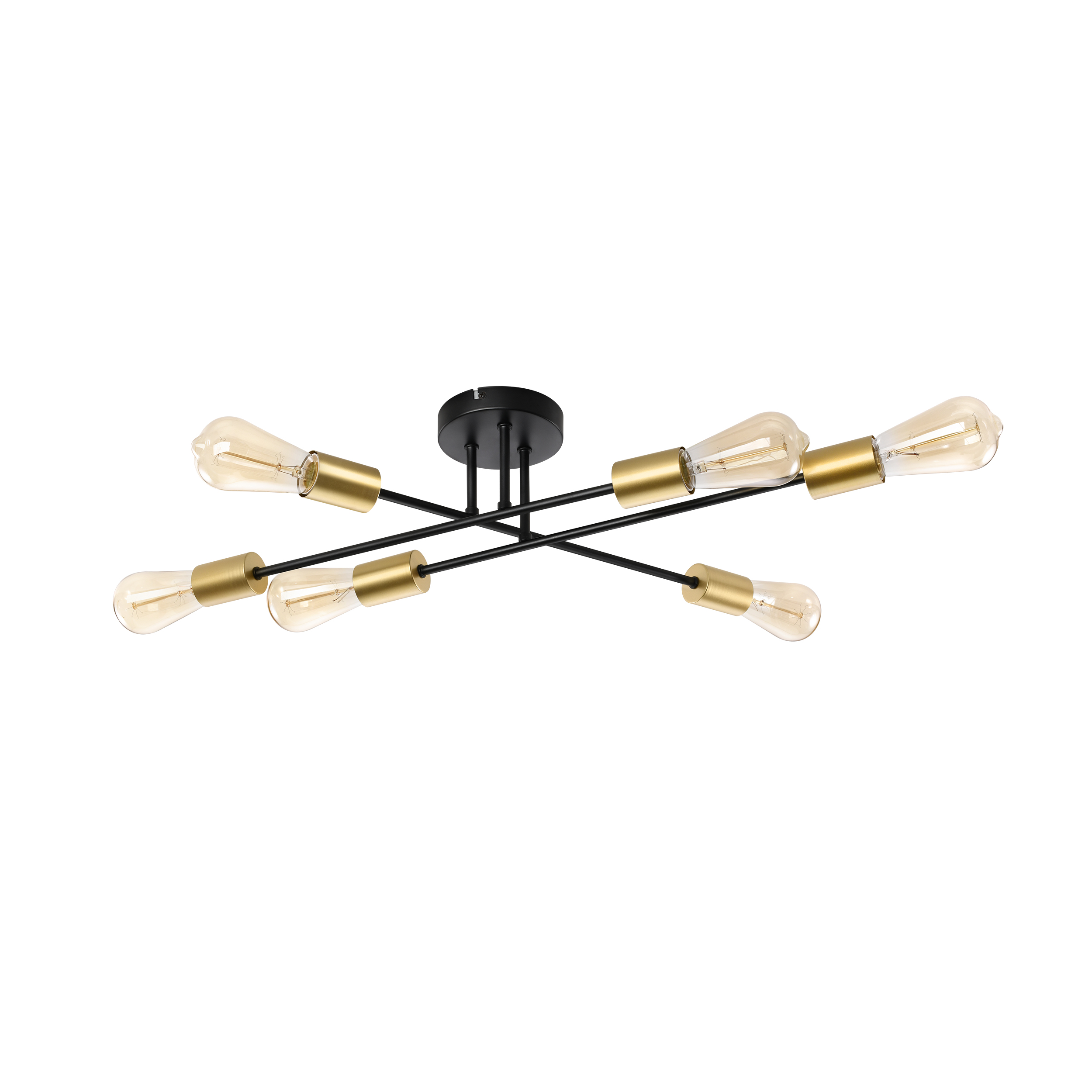 Crespilo lampa sufitowa czarny 6x40w e27 - obrazek 6