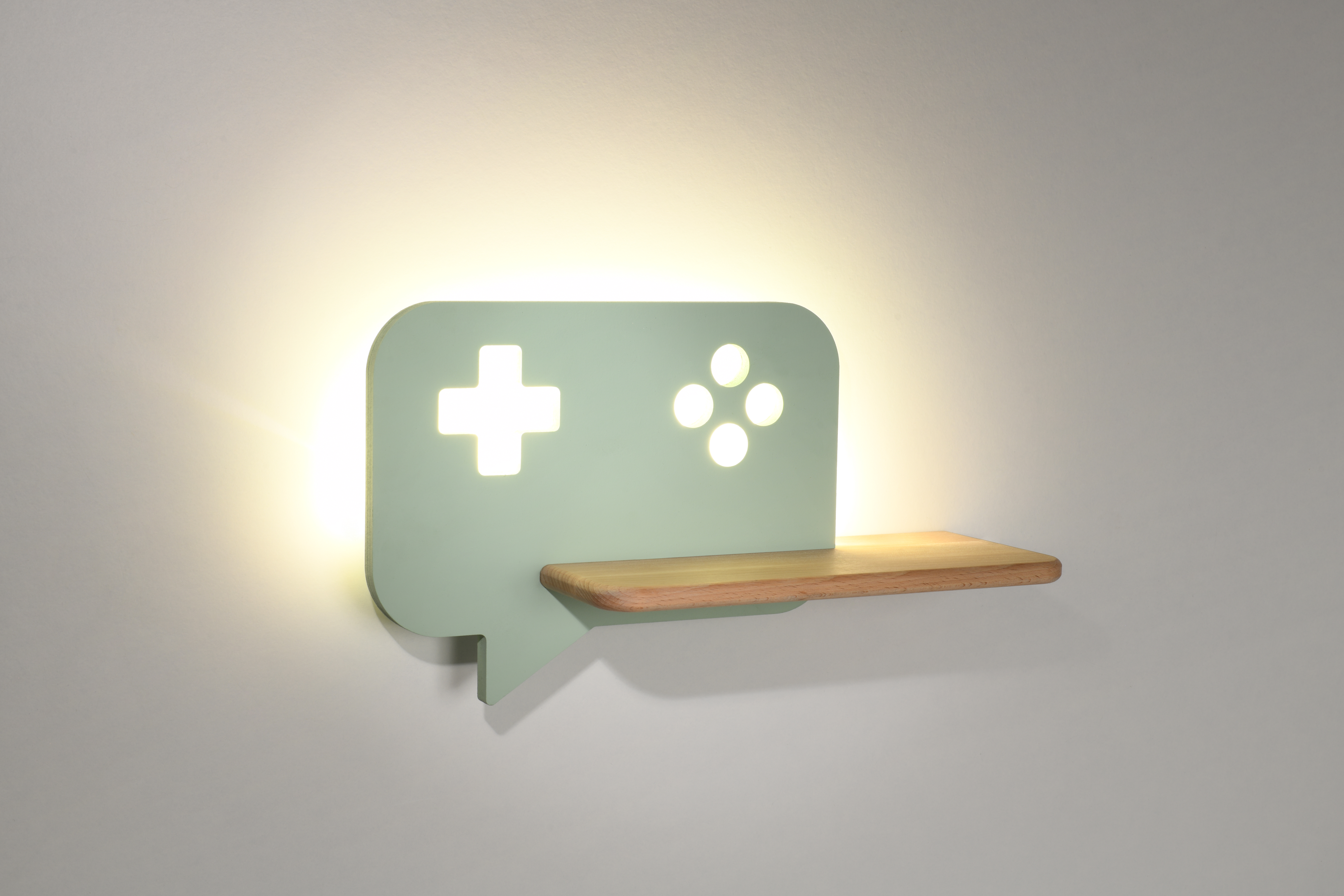 LAMPA CONSOLE KINKIET ŚCIENNY 5W LED IQ KIDS MIĘTOWY - obrazek 4