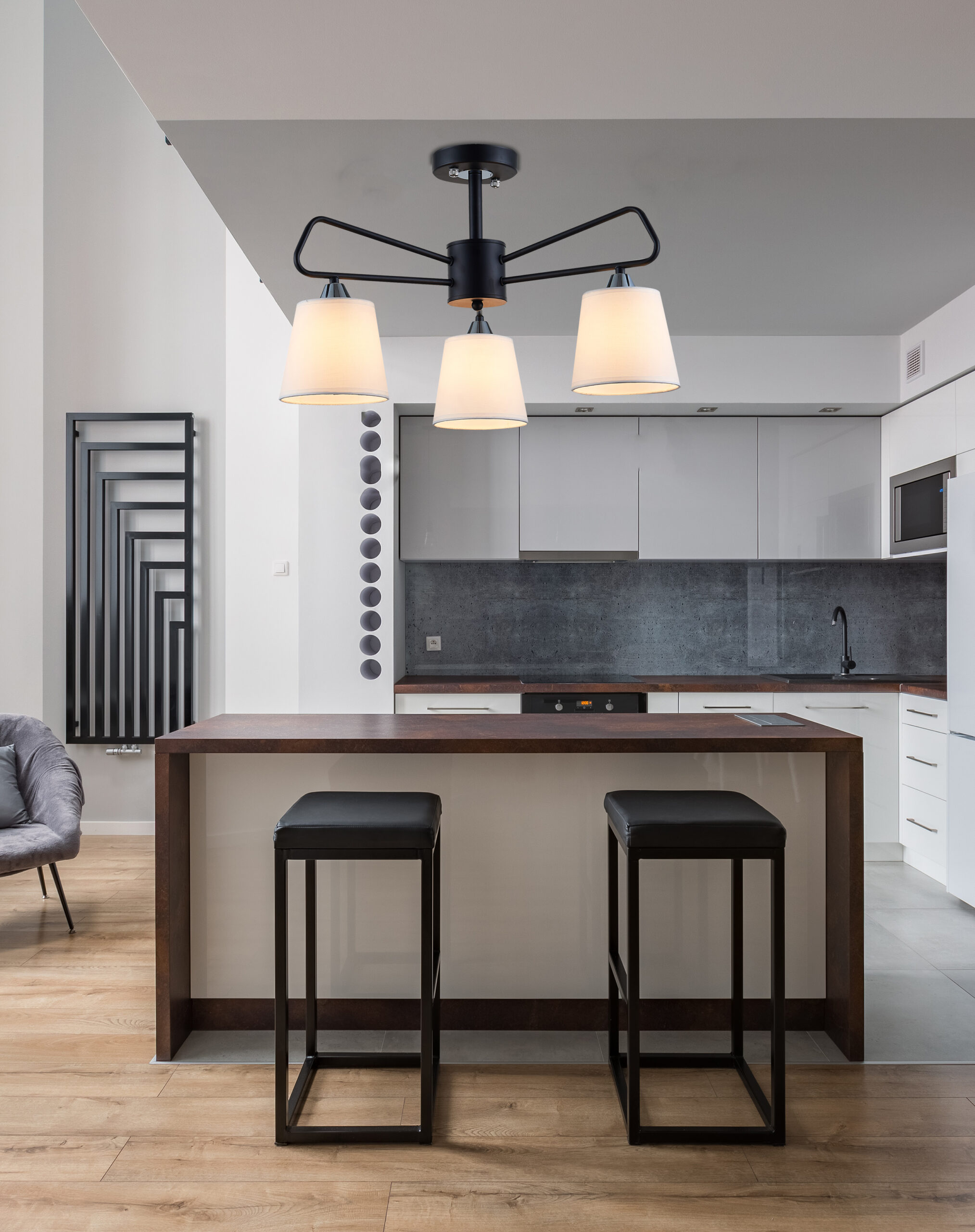 LAMPA WISZĄCA MORLEY 3 CZARNY - obrazek 6