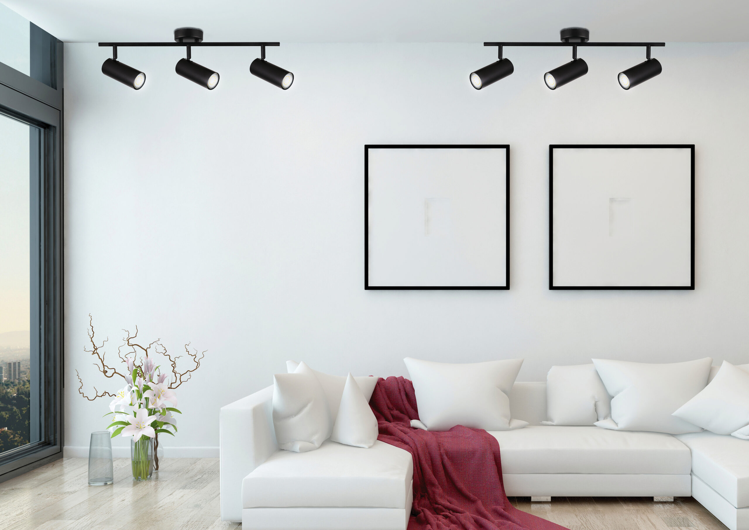 Colly lampa sufitowa czarny 3x15w gu10 klosz czarny - obrazek 5