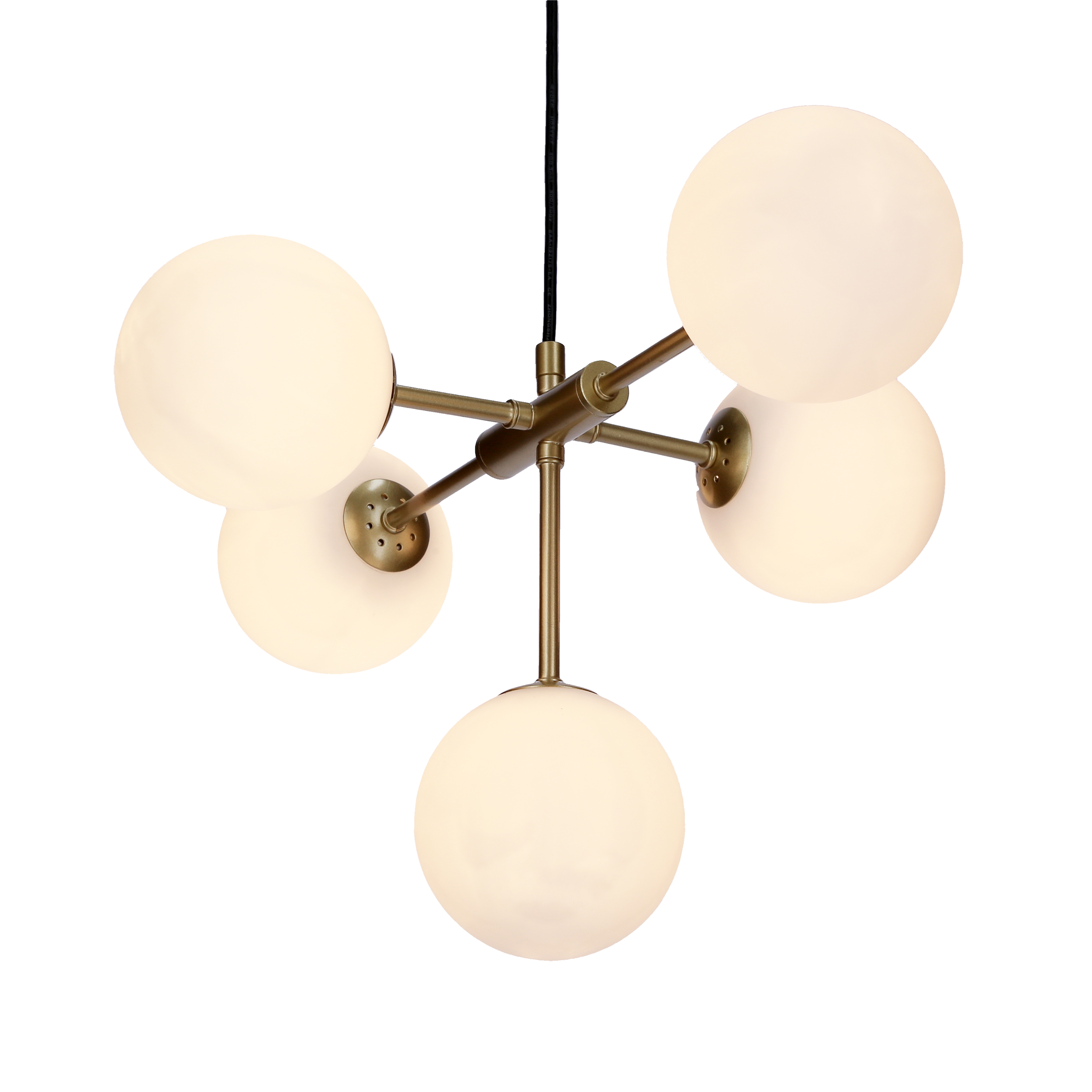 Mati zwis 5x28w g9 mosiądz - obrazek 8