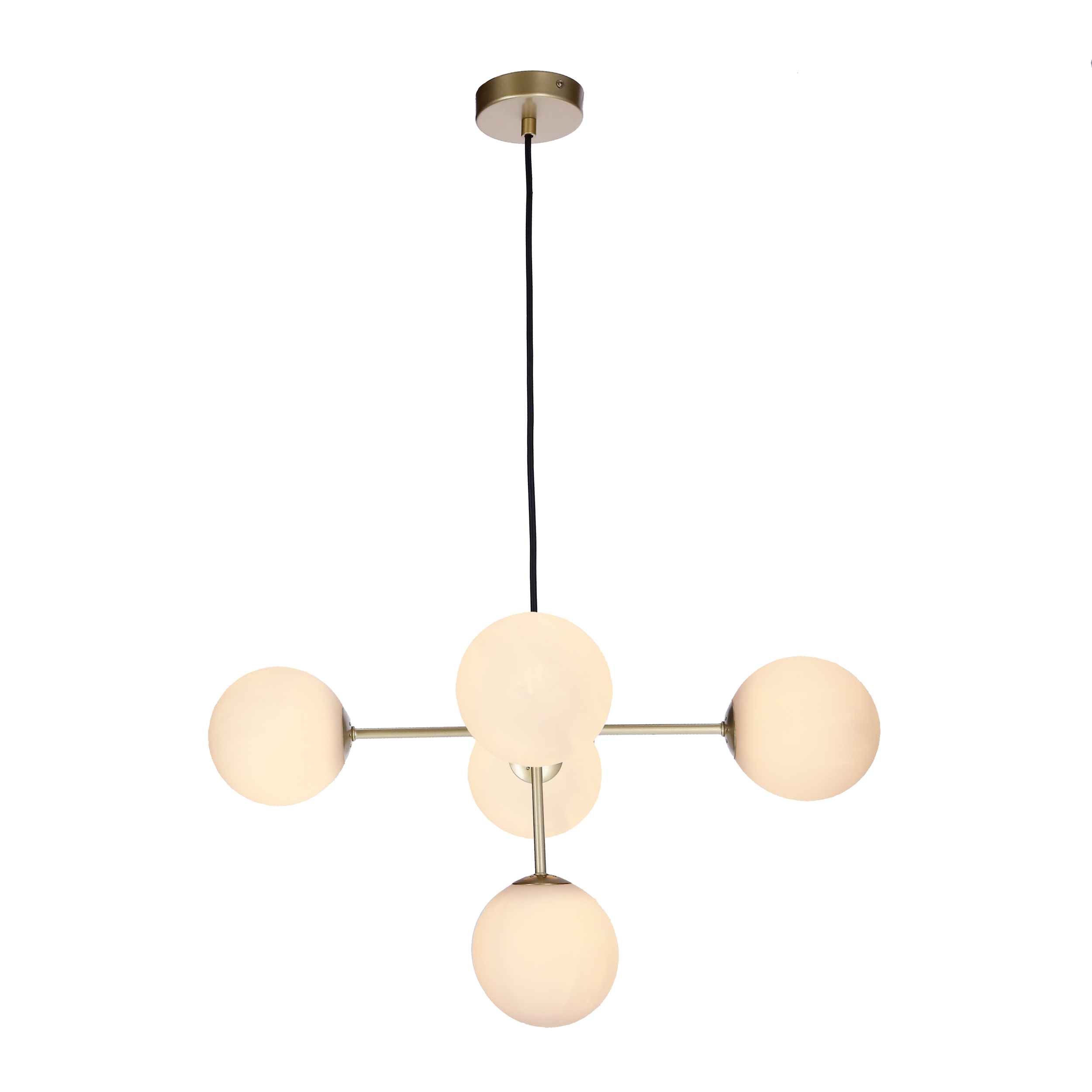 Mati zwis 5x28w g9 mosiądz - obrazek 9