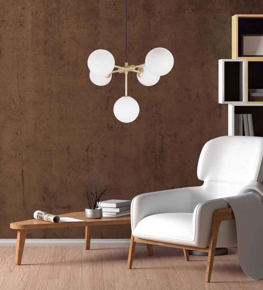 Mati zwis 5x28w g9 mosiądz - obrazek 13