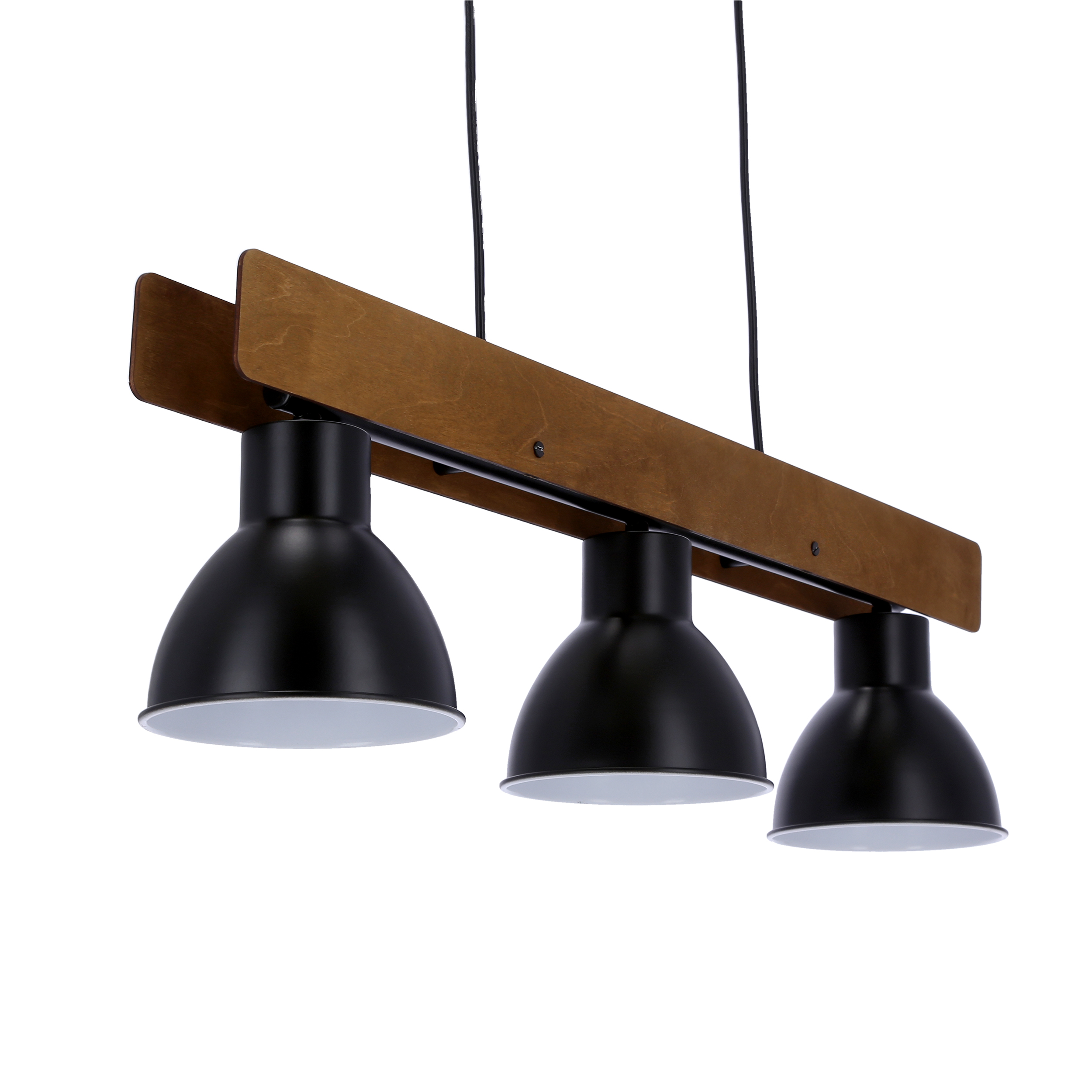 VARIO LAMPA WISZĄCA 3X60W E27 CZARNY - obrazek 7