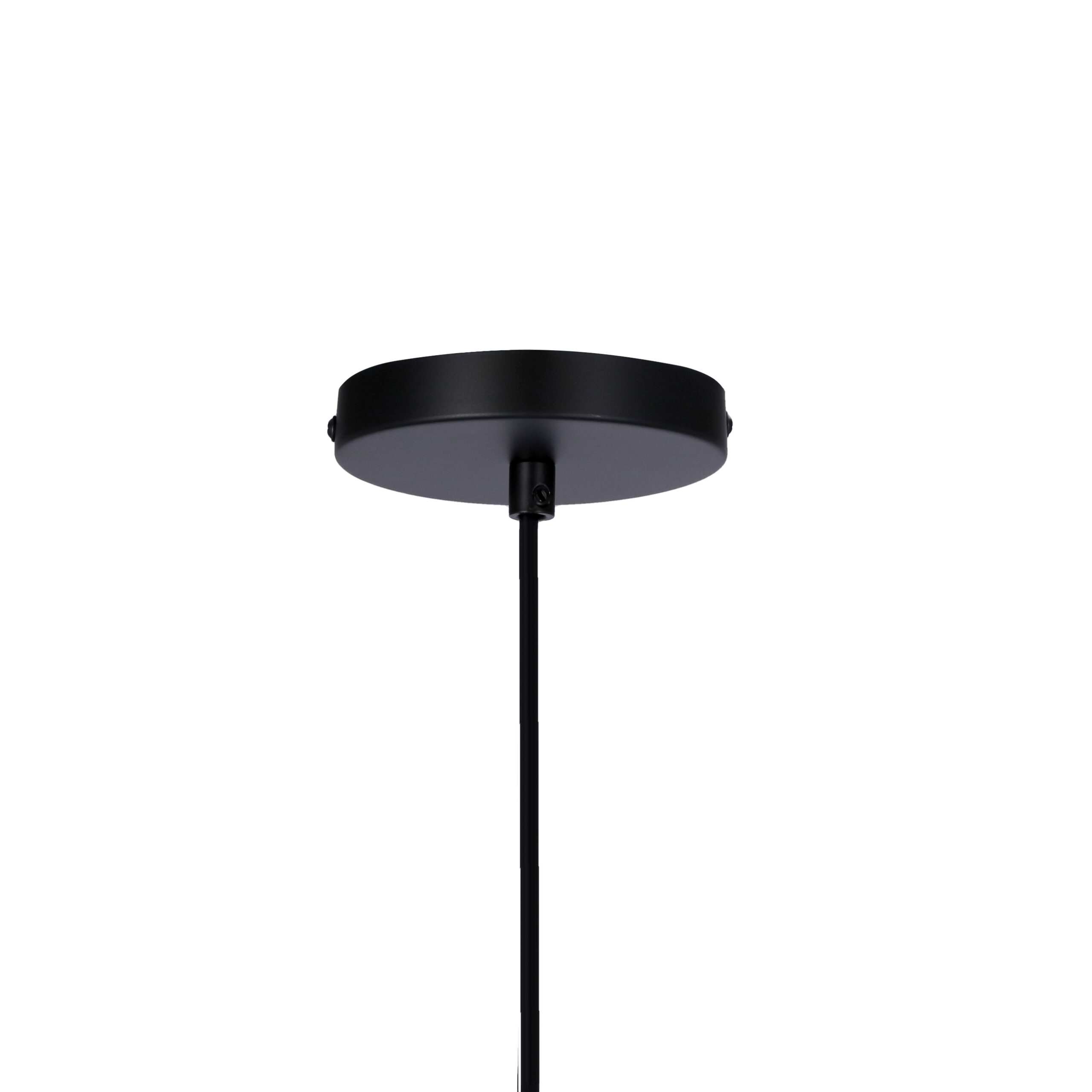 Lampa wisząca CORDEL elegancka - czarna z białymi kloszami kulkami - nowoczesne oświetlenie salonu 2x G9 LED - obrazek 9