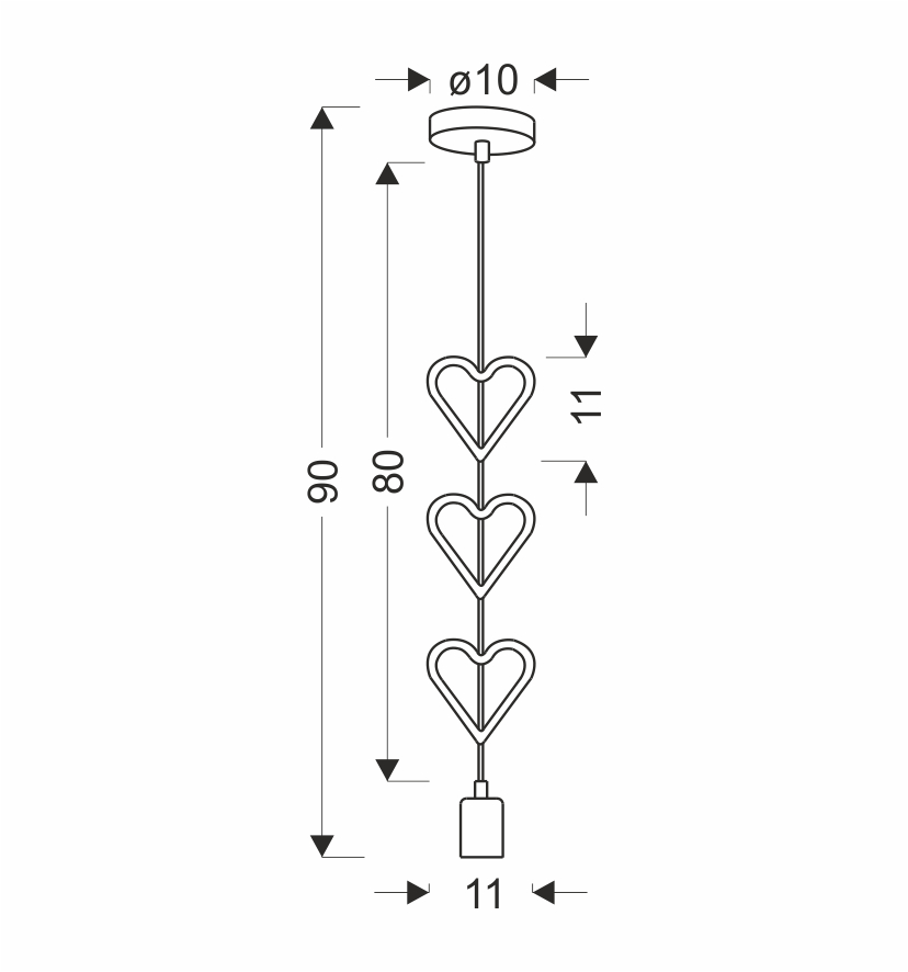 HETS LAMPA WISZĄCA 1X20W E27 IQ KIDS NIEBIESKIAR - obrazek 4